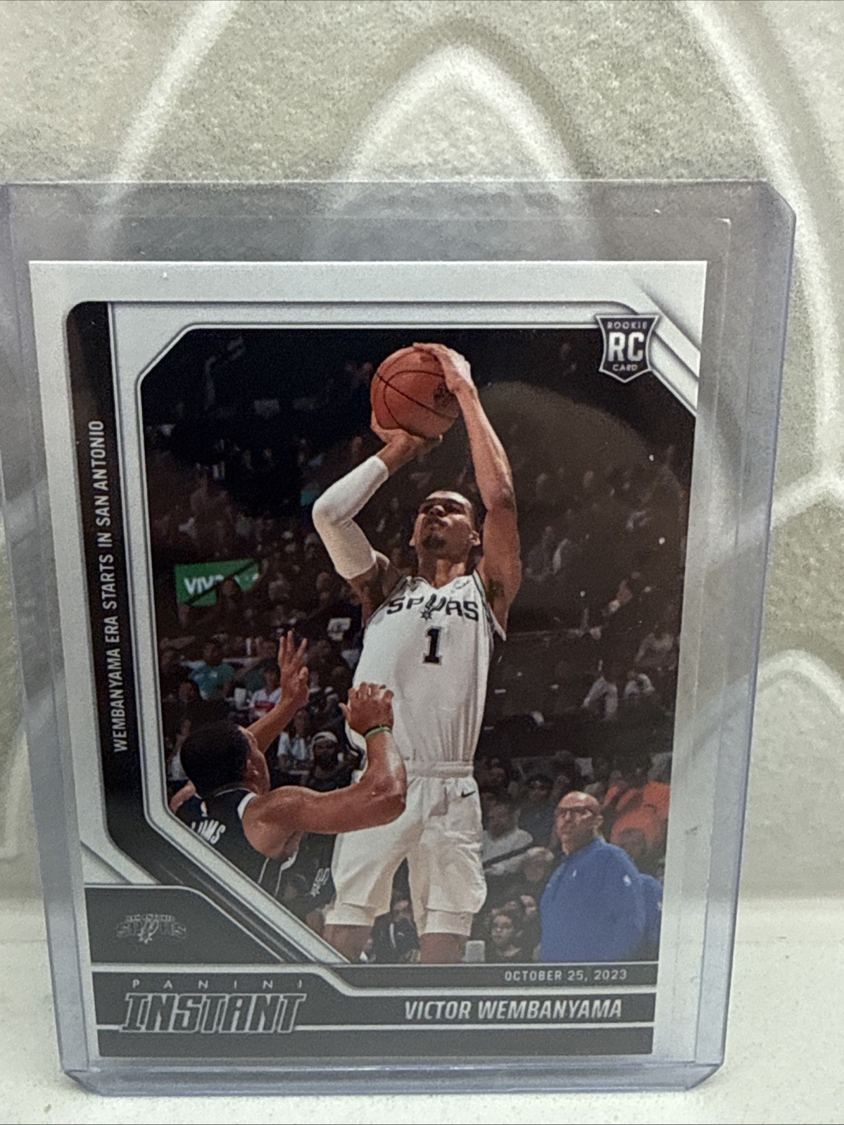 2023 Panini Instant Victor Wembanyama Rookie RC #5 NBA Debut San Antonio Spurs