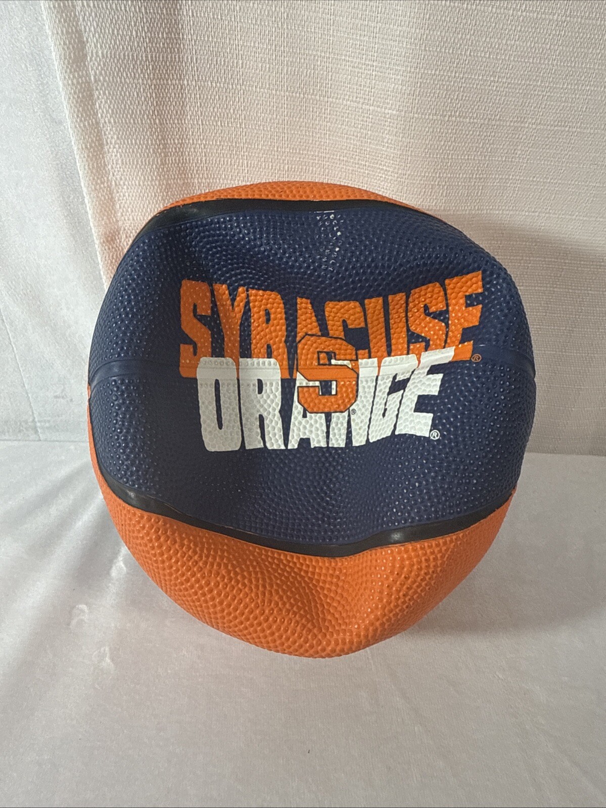 Syracuse Orange Small 7 inch Baden Orange and Blue Basketball Deflated