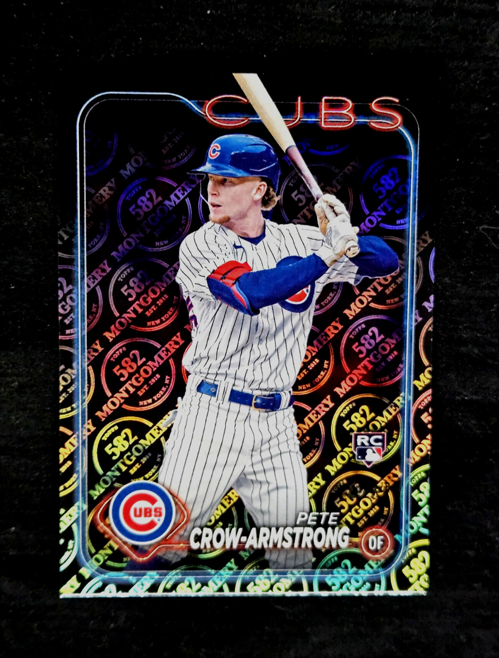2024 Pete Crow-Armstrong Topps Montgomery 582 Foil SP #407 RC CENTERED MINT 💙💙