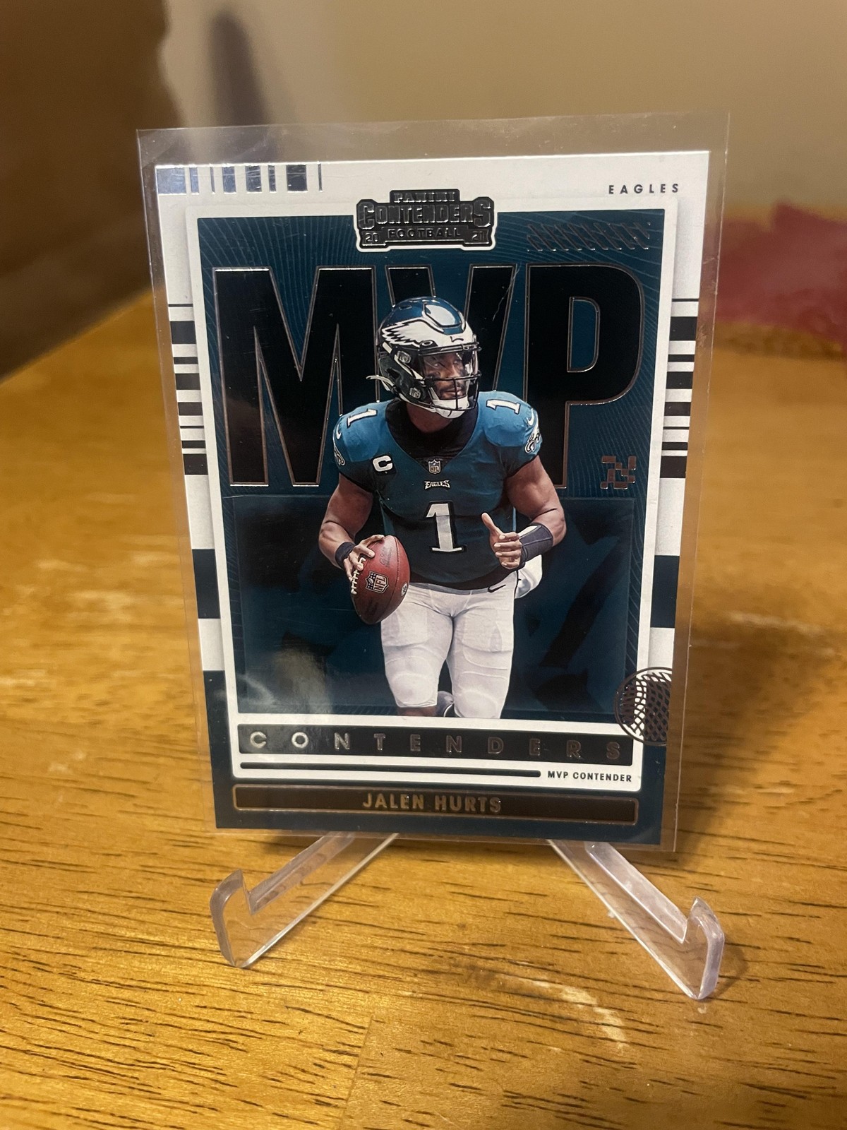 2021 Panini Contenders Optic #MVP-JHU Jalen Hurts MVP Contenders