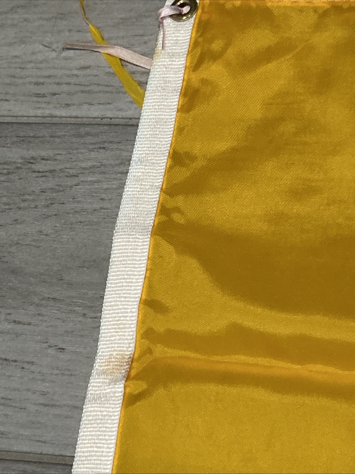 Vintage Arizona State Sun Devils Gold ASU 4 ft 7 In X 2 ft 11.5” Flag