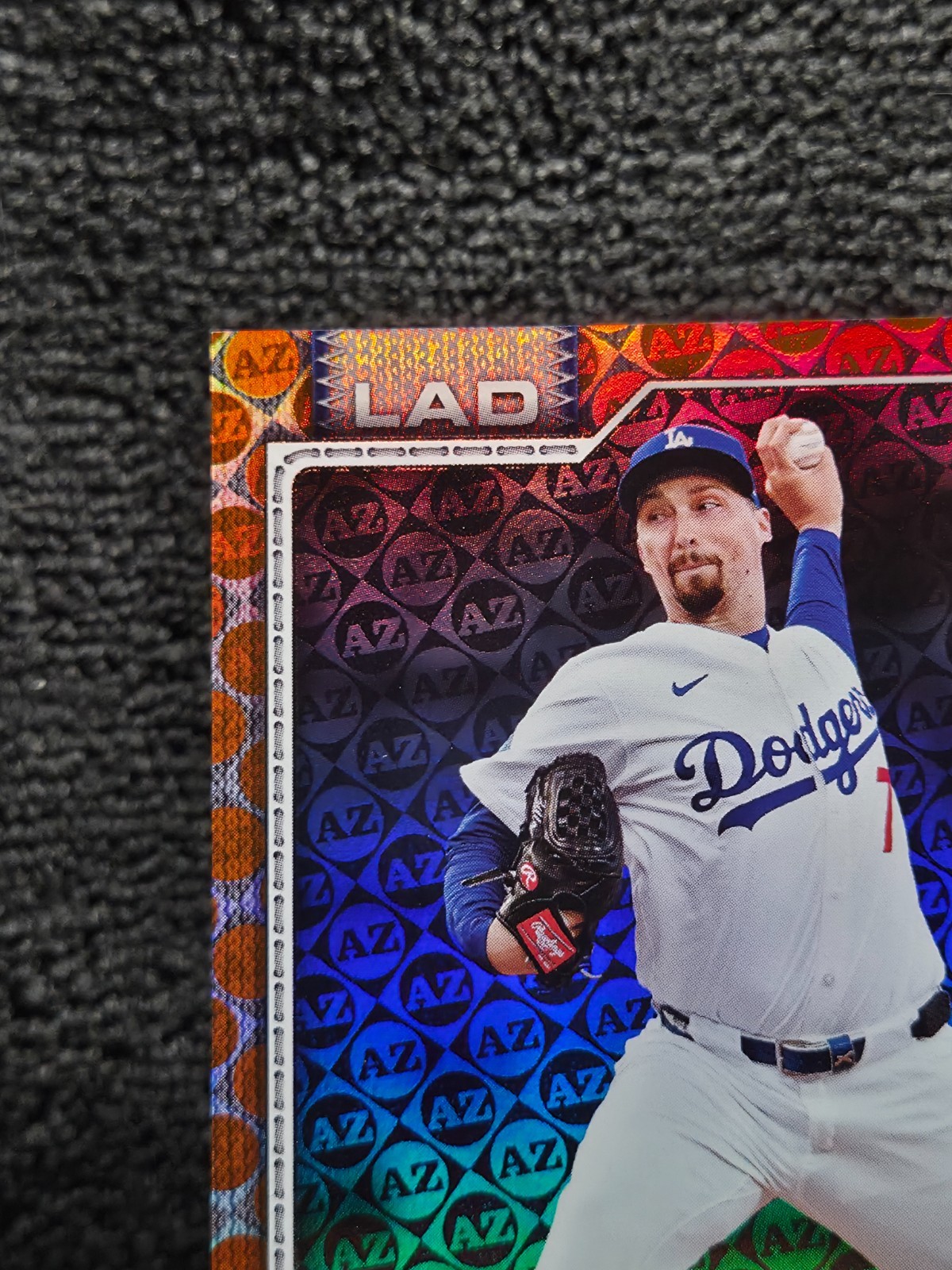 Blake Snell 2026 Topps Series 1 #340 Orange Spring Training Foil /25 Dodgers