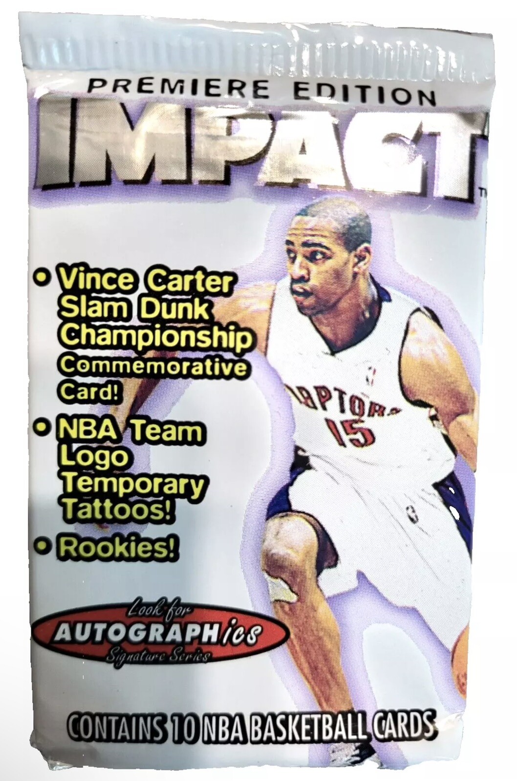 1999 Fleer/SkyBox Impact Premiere Edition NBA Basketball Factory Sealed – 1 Pack