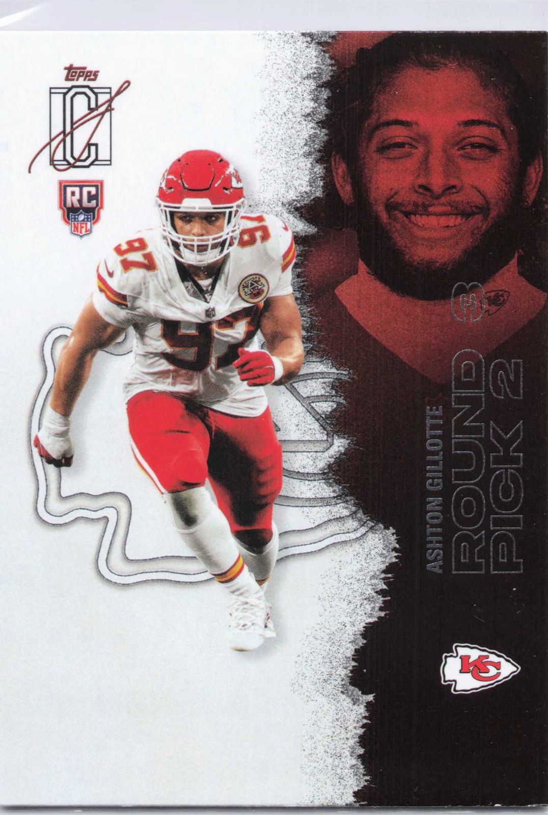 2025 Topps Signature Class #197 Ashton Gillotte Rookie RC Chiefs 129
