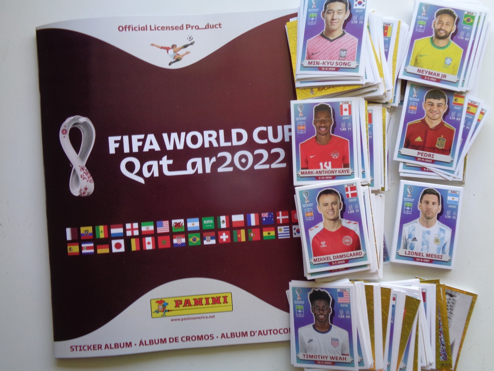 🔥 PANINI World Cup Qatar 2022 Complete 670 Sticker collection + album USA SALE