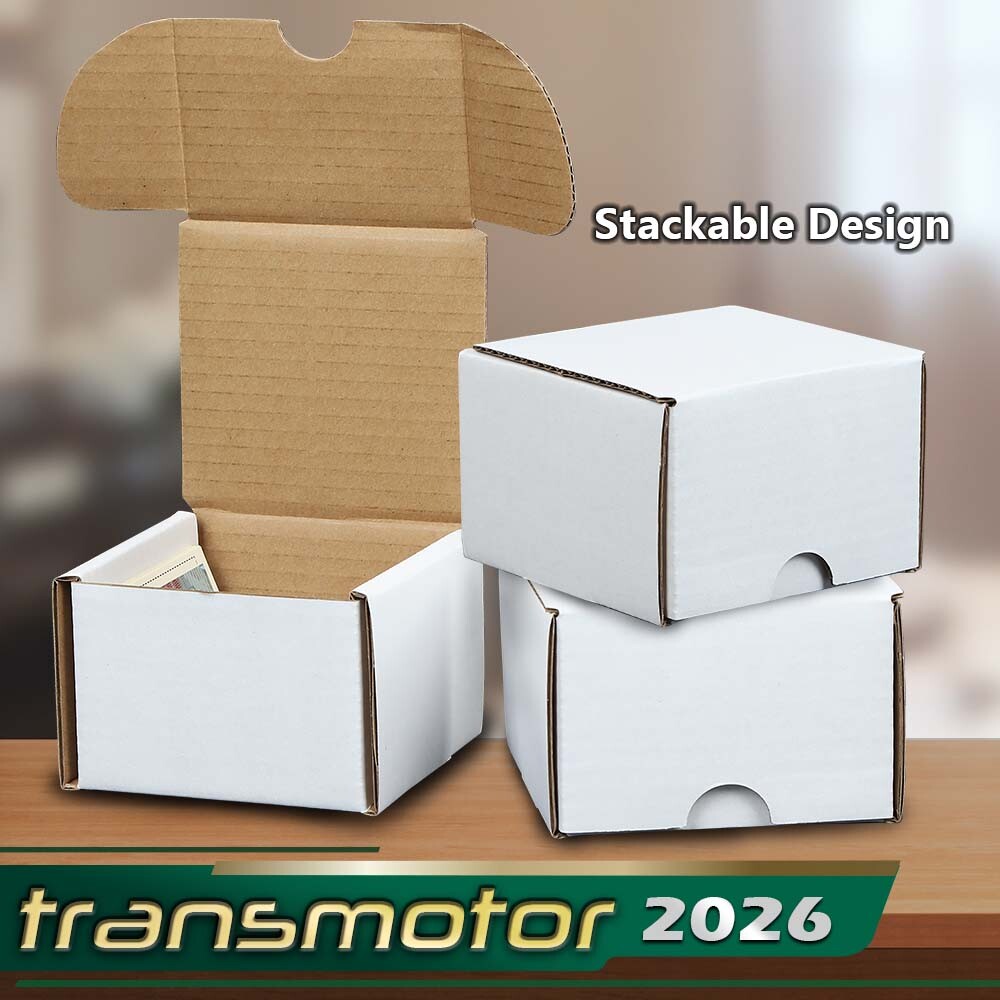 50 Cardboard Storage Boxes LOT 200 Count Ct Sports Cards Trading Max Pro Game WT