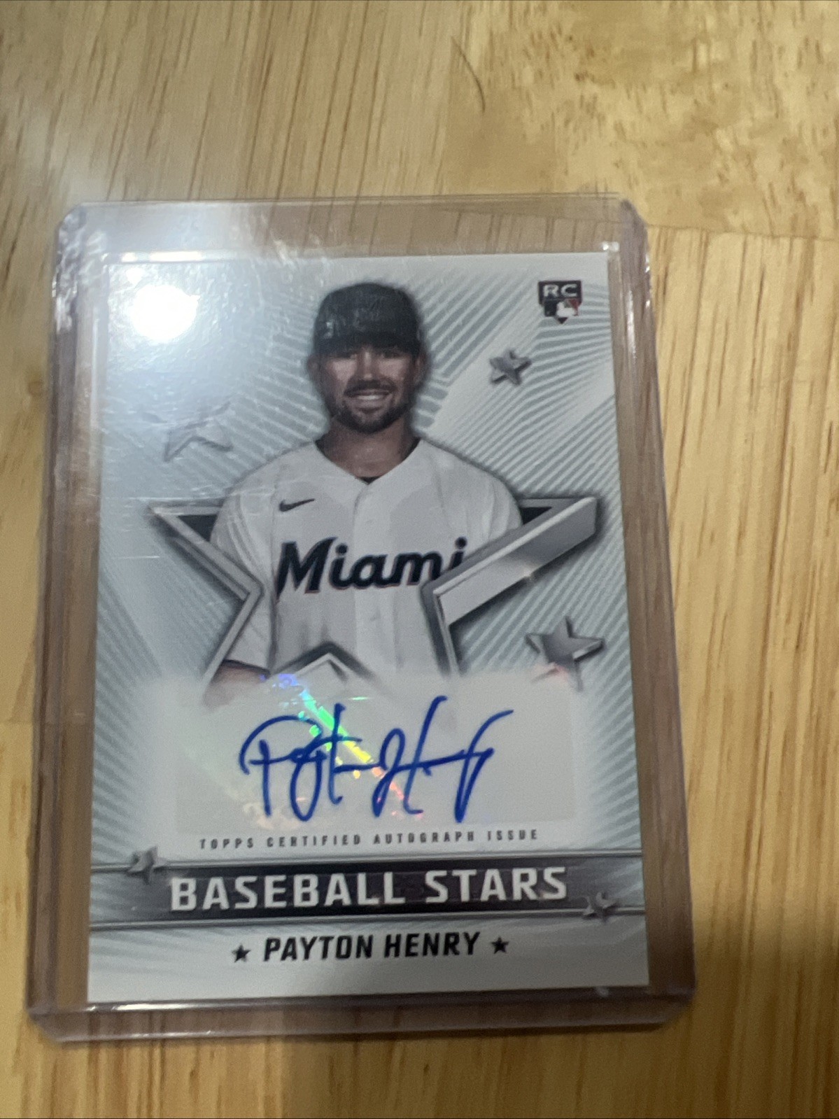2022 Topps Series 1 – Baseball Stars Autographs Payton Henry #BSA-PH (AU, RC)