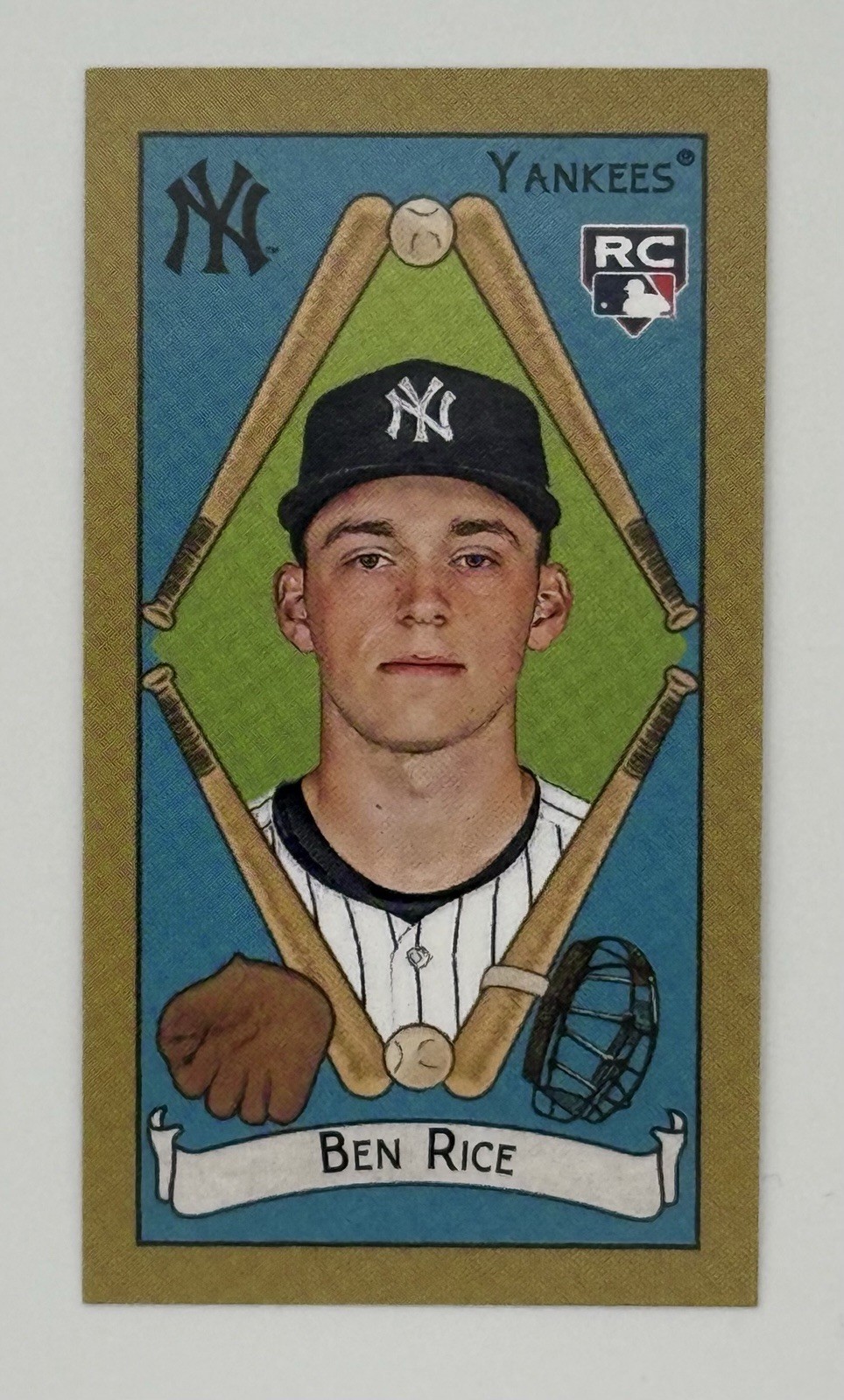 2025 Topps 205 mini Ben Rice Rookie 1911 T-205 design RC New York Yankees