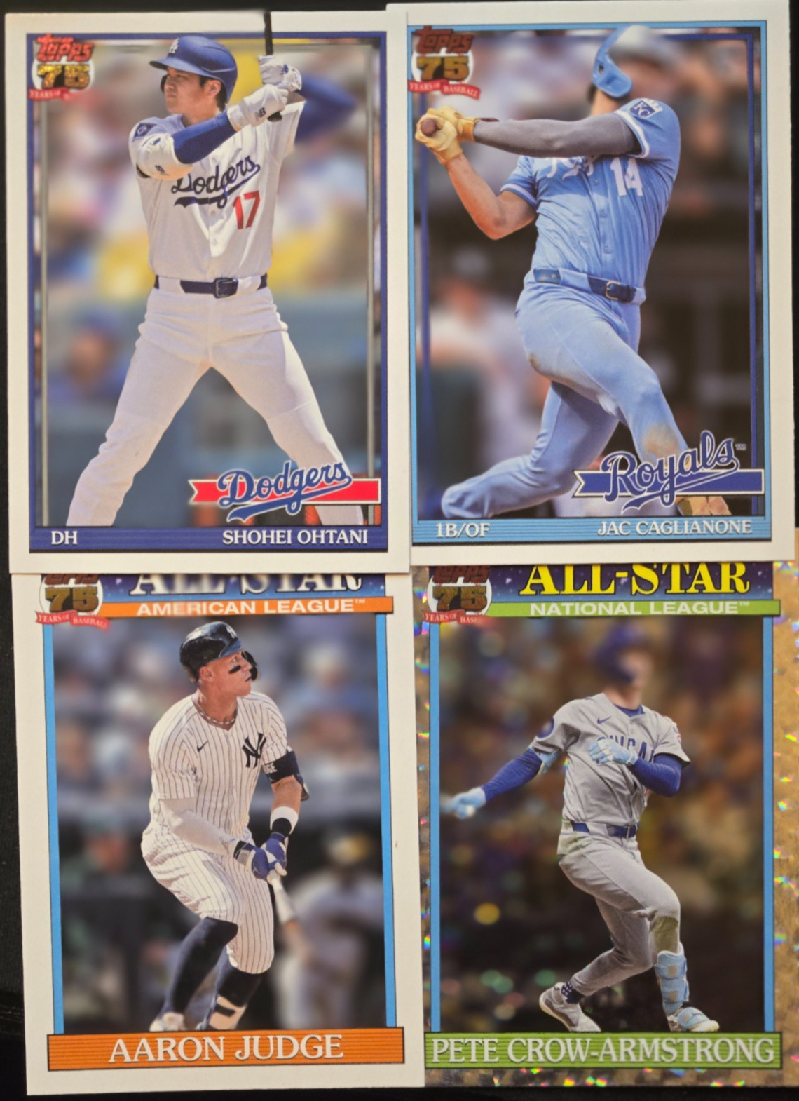 2026 Topps Series 2 – 1991 35th Anniversary Inserts Base and All Star – You Pick