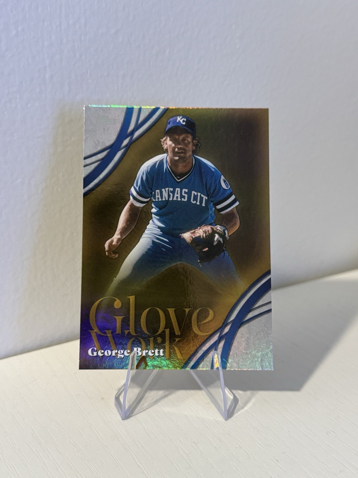2026 Topps Series 2 George Brett Glove Work Insert #GW-2 Kansas City Royals