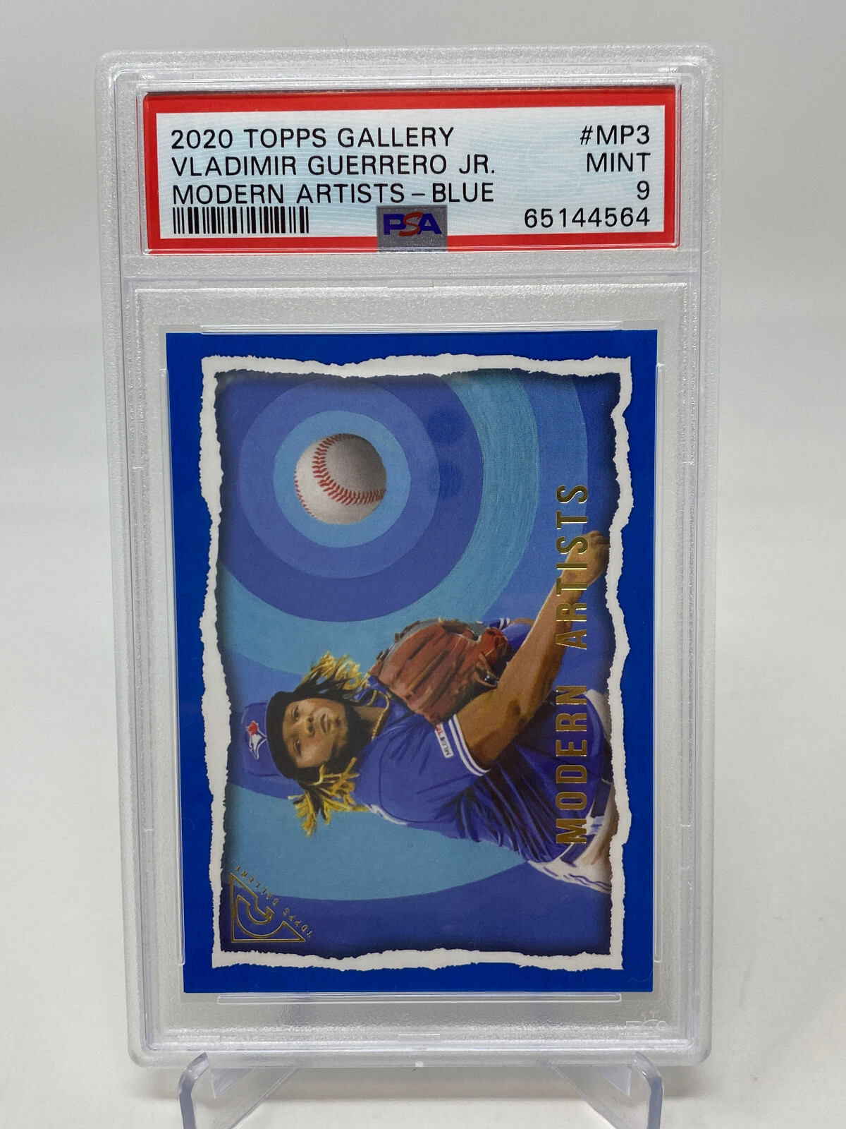 2020 Topps Gallery #MP3 Vladimir Guerrero jr Modern Artists Blue #26/99 PSA 9
