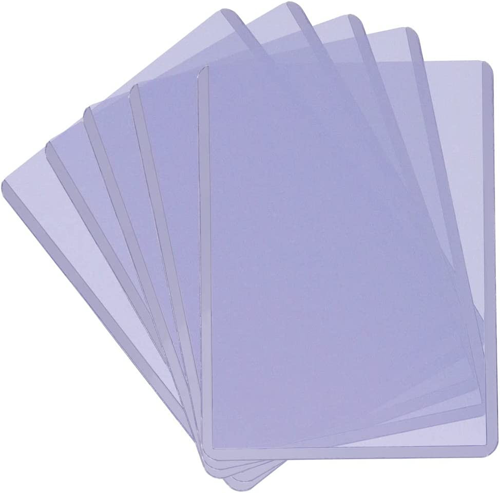 3″ X 4″ Clear Regular Toploaders for Cards with Card Sleeves Bundle Standard