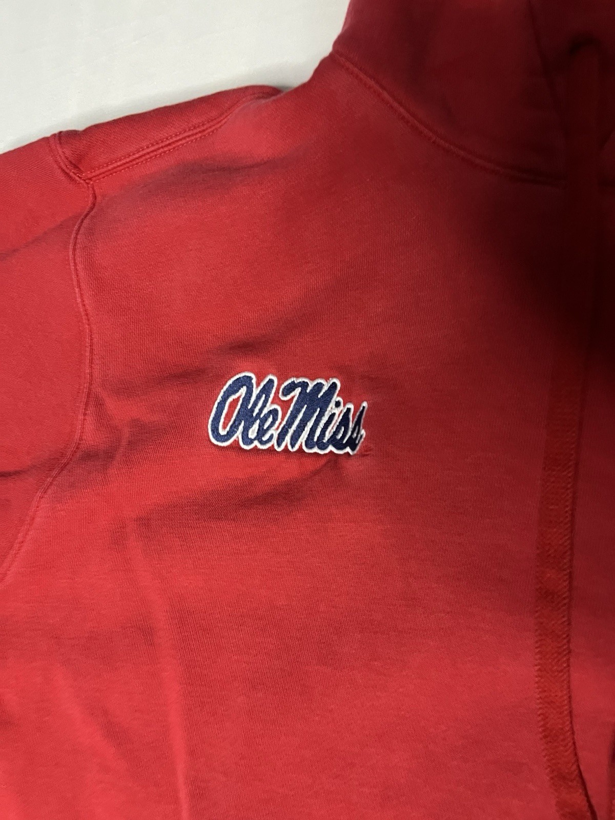 Nike Club Fleece Ole Miss Rebels Hoodie Men’s Size Medium Red Football BV2654