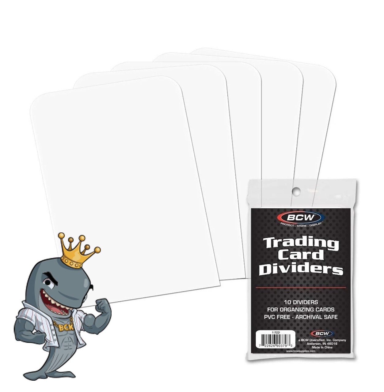 BCW Trading Card Dividers (5 Packs of 10) (50 Total) FREE SHIP