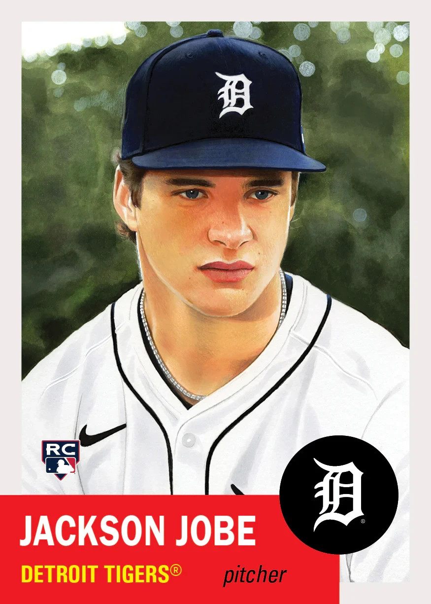 2025 Topps Living Set Card 872 Jackson Jobe (RC) – 25 Cents Shipping!