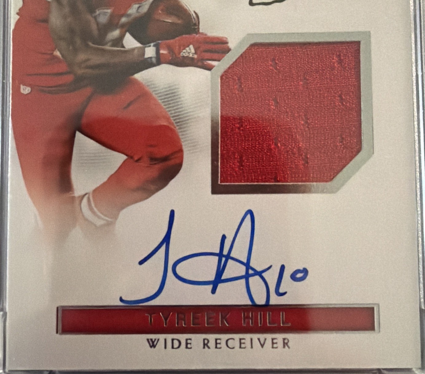 2017 Panini mat. Treas. Tyreek Hill Material Treasures Sig.