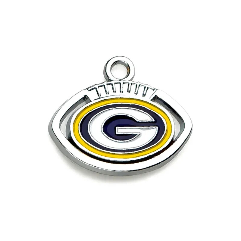 20 Pcs. GREEN BAY PACKERS CHARMS