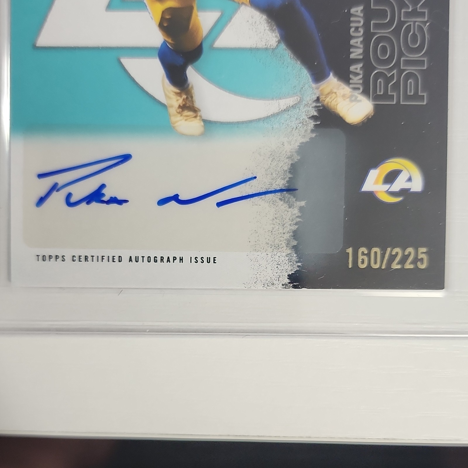 Topps 2025 Signature Class Rookie Pick Puka Nacua Rams Auto #33 160/225
