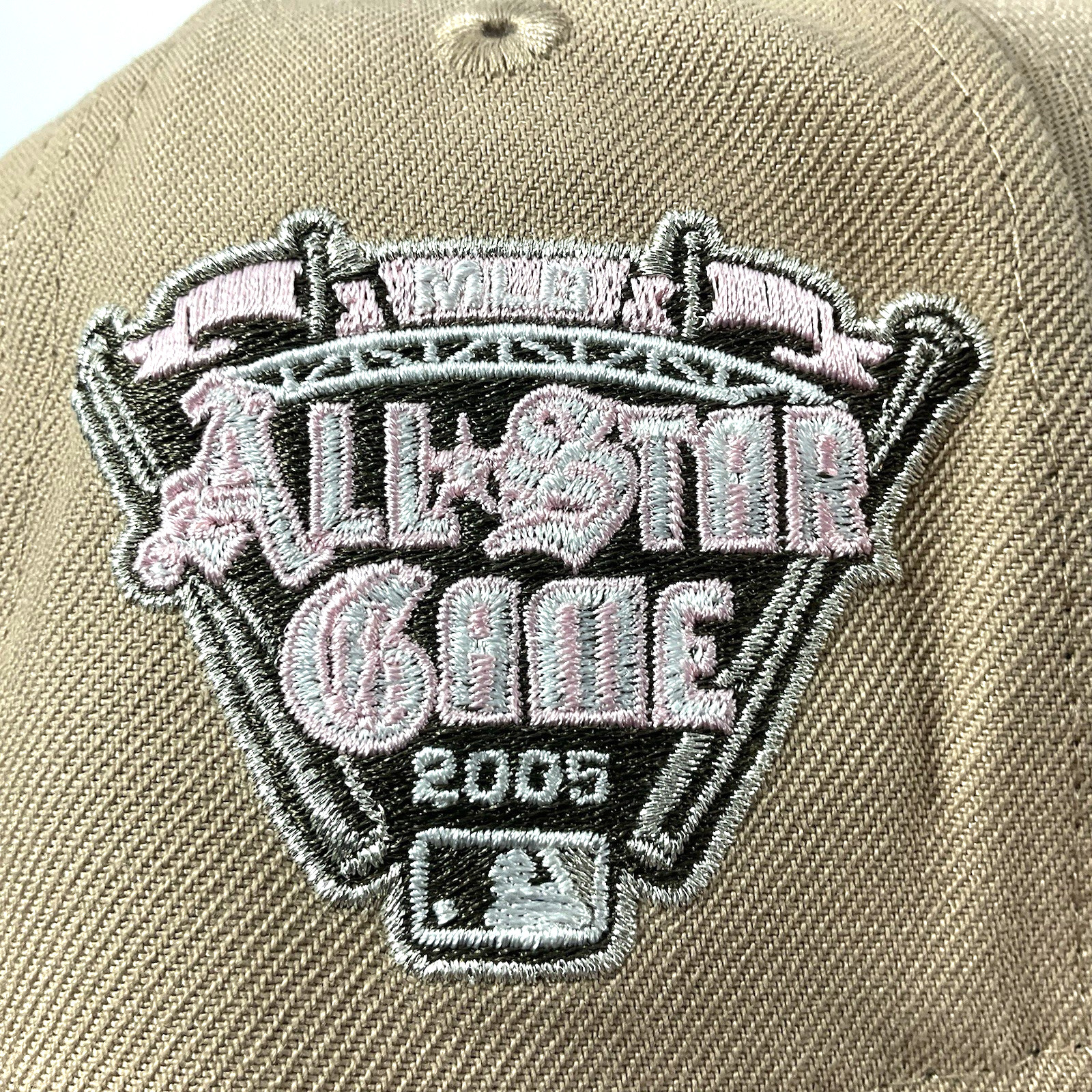 New Era Detroit Tigers Exclusive Beige Pink UV 9FORTY A-Frame Snapback Hat Cap