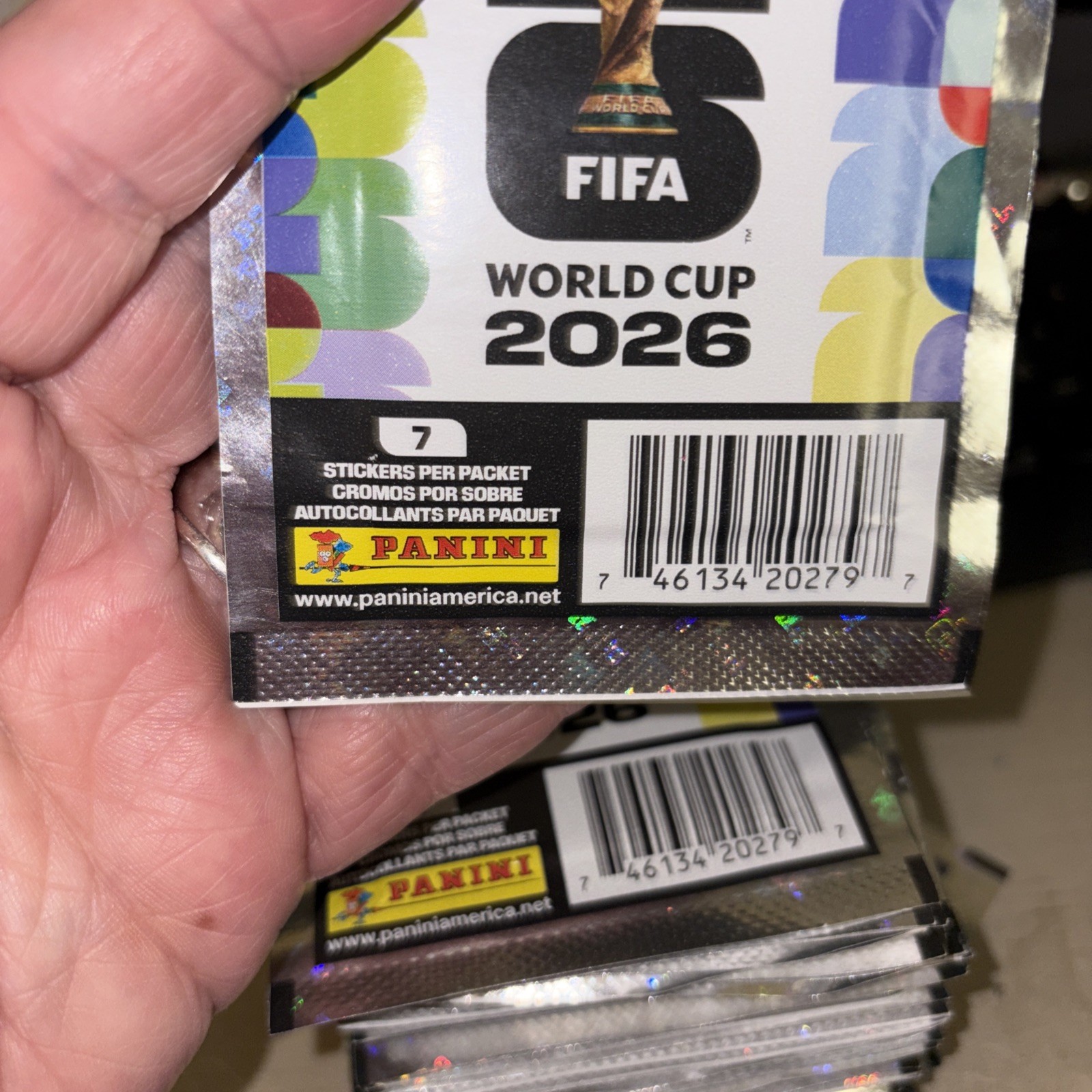 Panini FIFA World Cup 2026 Official Sticker 50 PACKS 7 In Each Pack NEW SEALED
