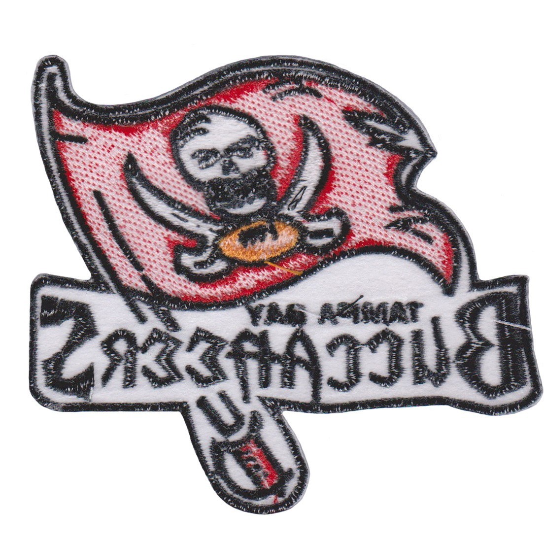 10 pcs Tampa Bay Buccaneers Football Logo Size 3.5 in x 3.2 in Sew Iron on Patch
