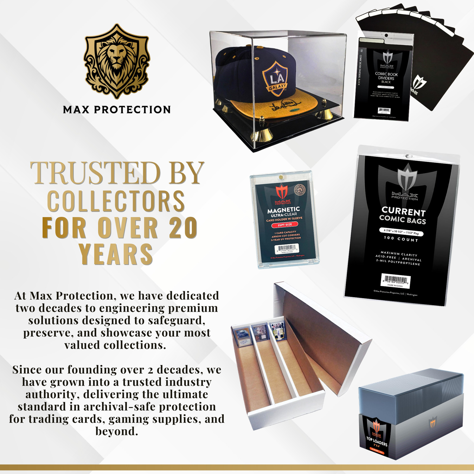 1000 Current Comic Bags and Boards Max Pro NEW Modern Archival Book Storage