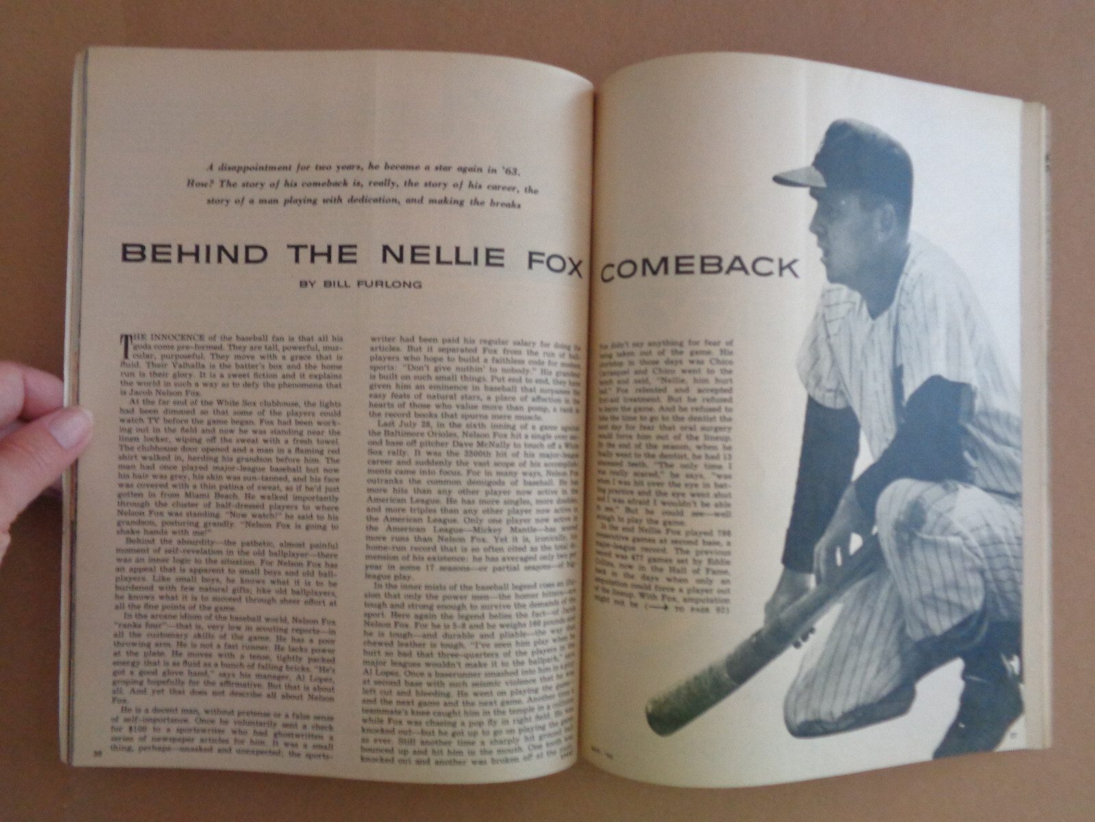 SPORT magazine 1963 WHITEY FORD-Green Bay Star-LATIN AMERICAN Players-NELLIE FOX