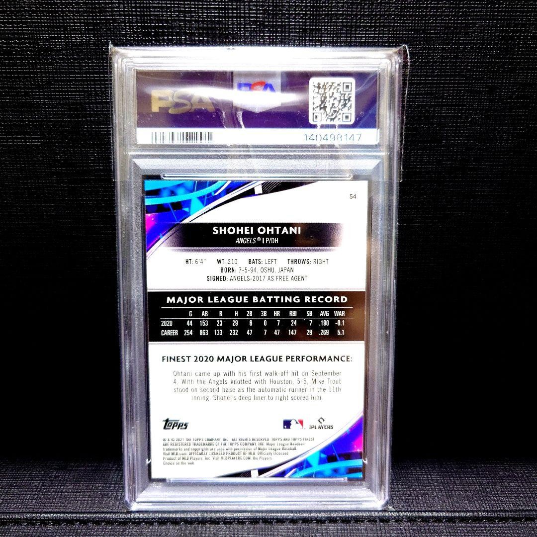 Topps Finest Baseball Shohei Ohtani 2021 Trading Card MLB Edition Special