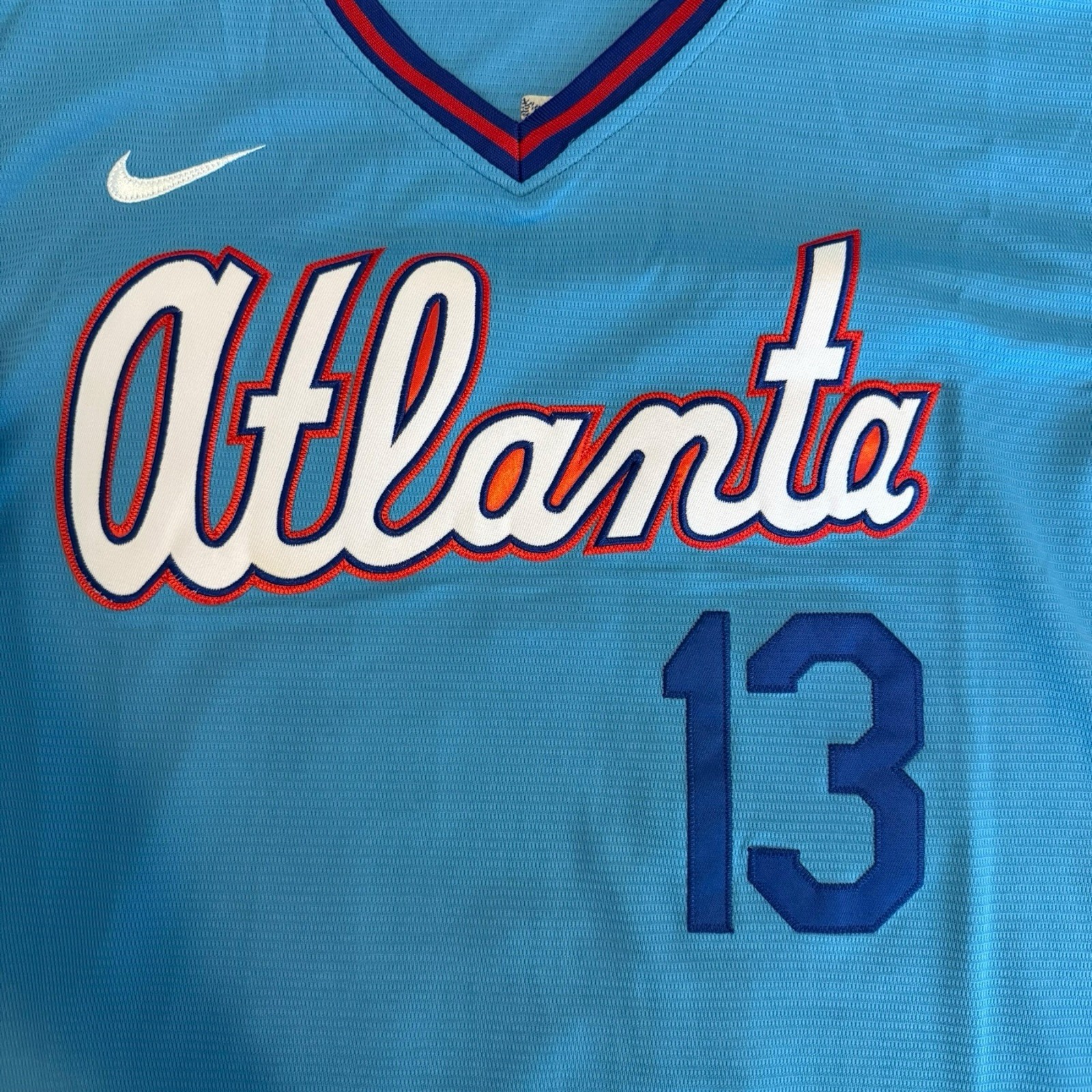 NEW Ronald Acuna Jr. / Matt Olson Jersey Atlanta Braves! SAME DAY SHIPPING!