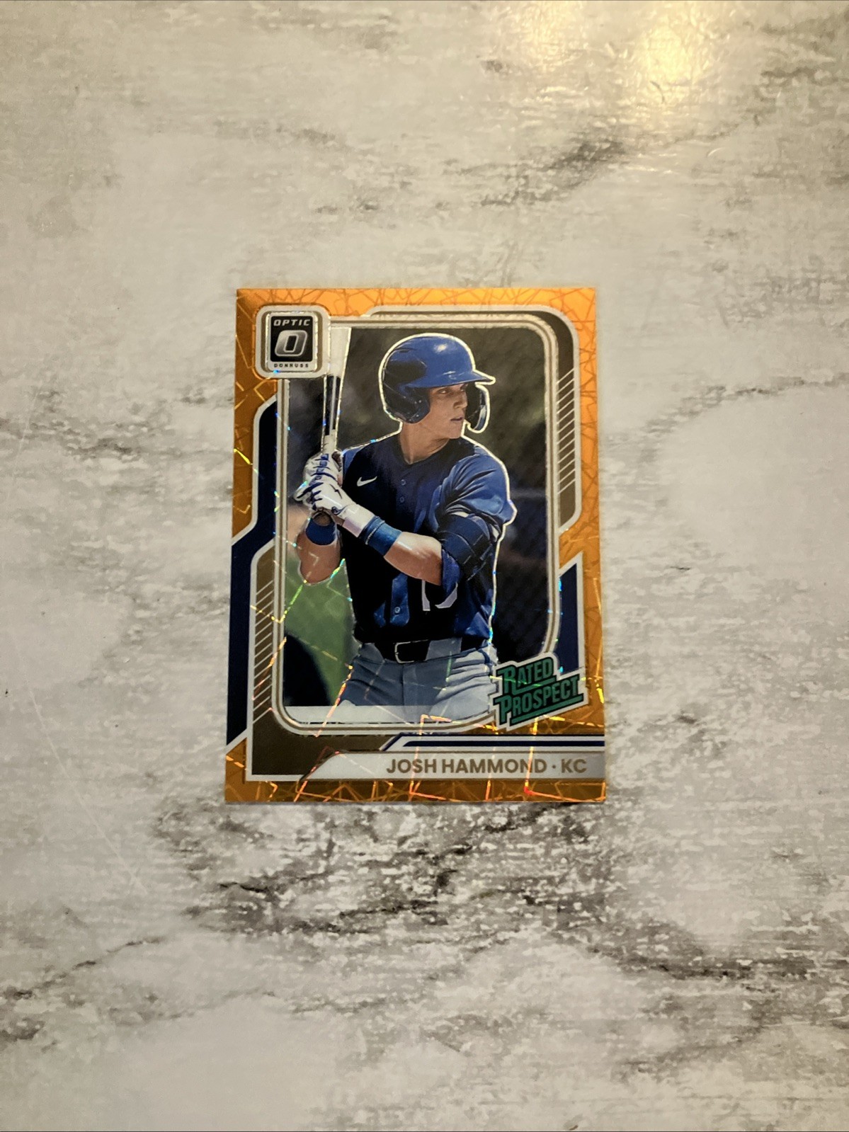 2026 Donruss Josh Hammond #121 Optic Orange Velocity