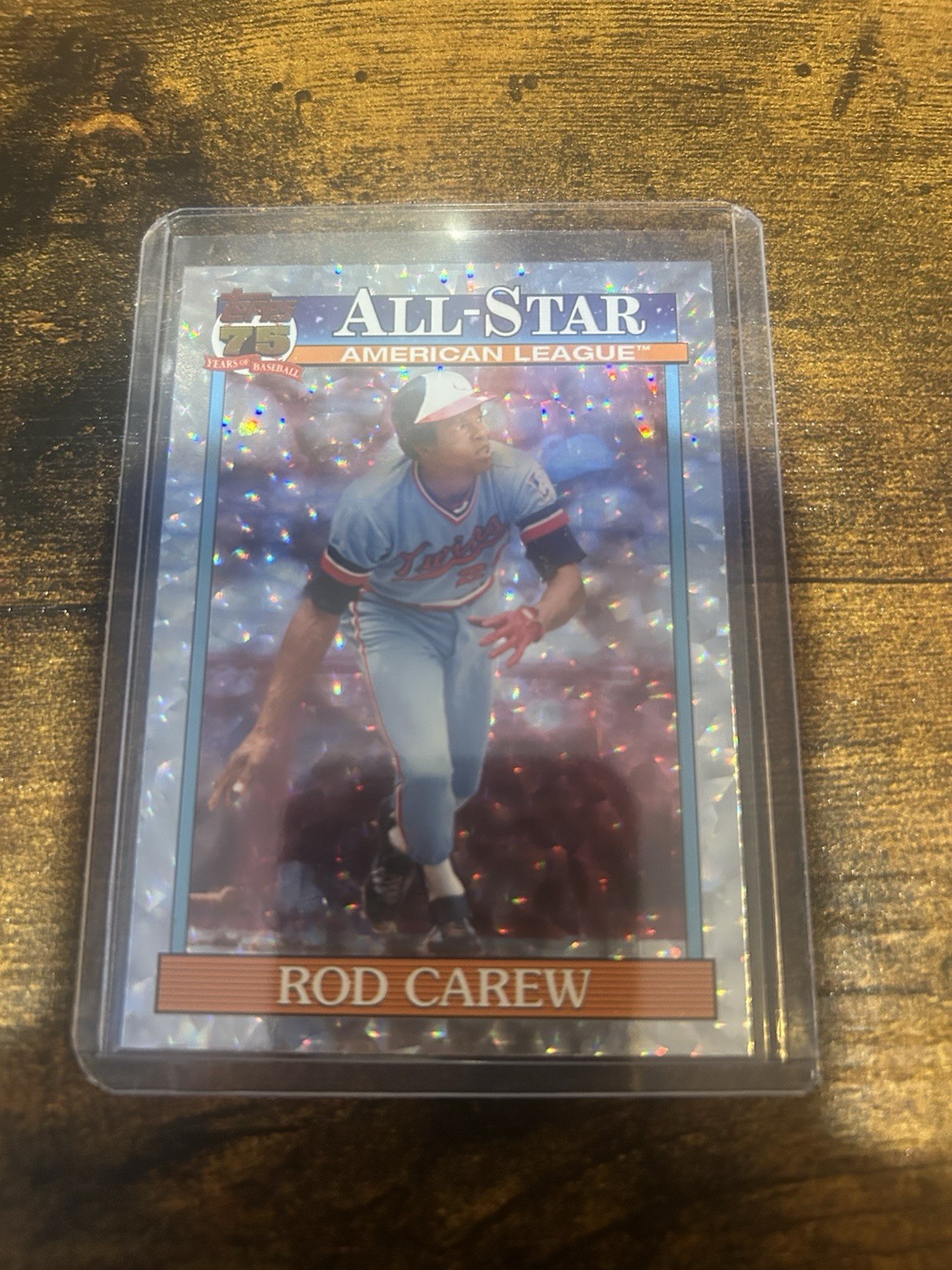 2026 Topps Series 2 All-Star Rod Carew Silver Crackle Foil #91AS-48 Twins