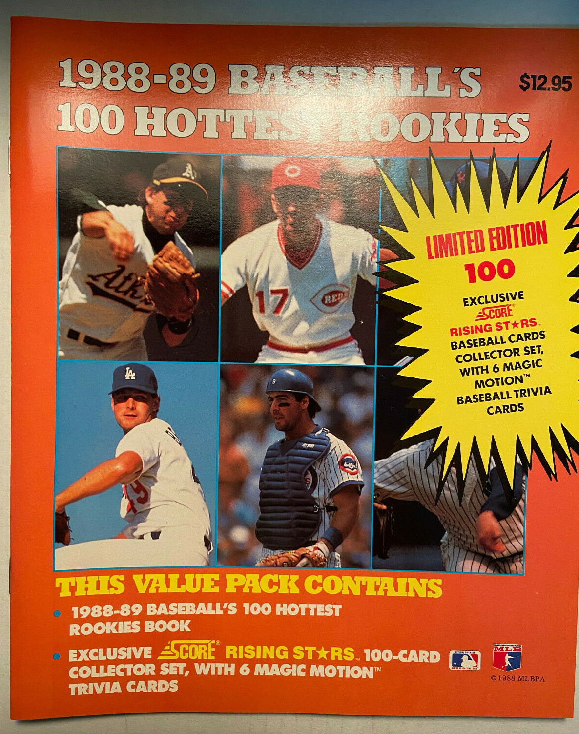 1988/89 Score Magazine | Baseball’s 100 Hottest Rookies | Randy Johnson