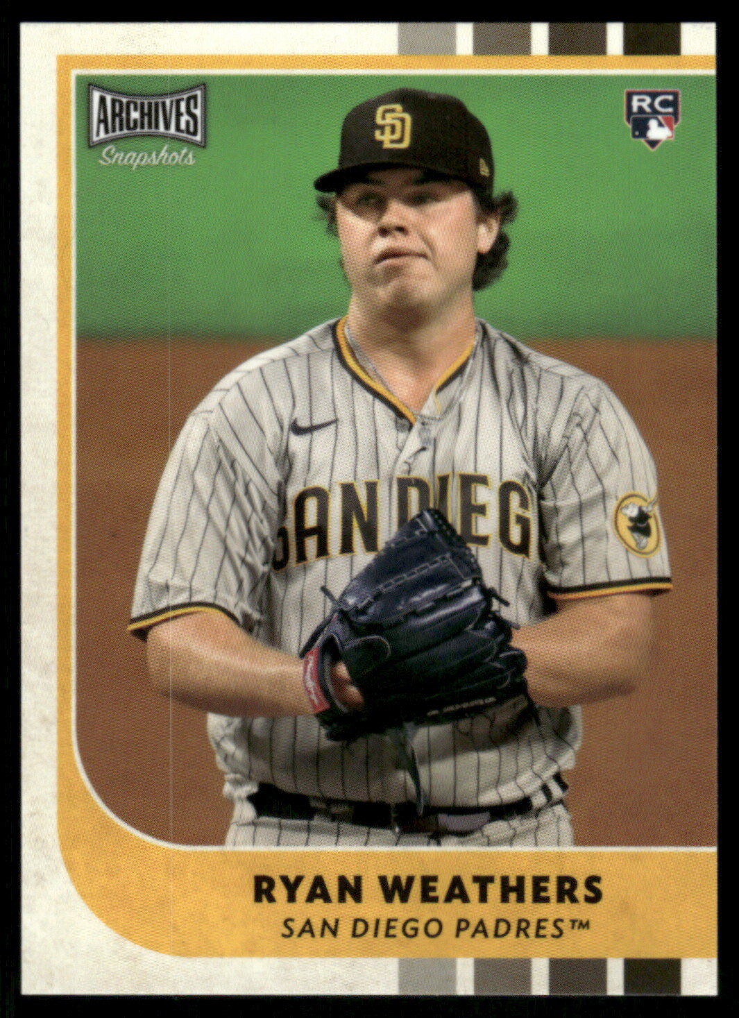 2021 Topps Archives Snapshots #45 Ryan Weathers