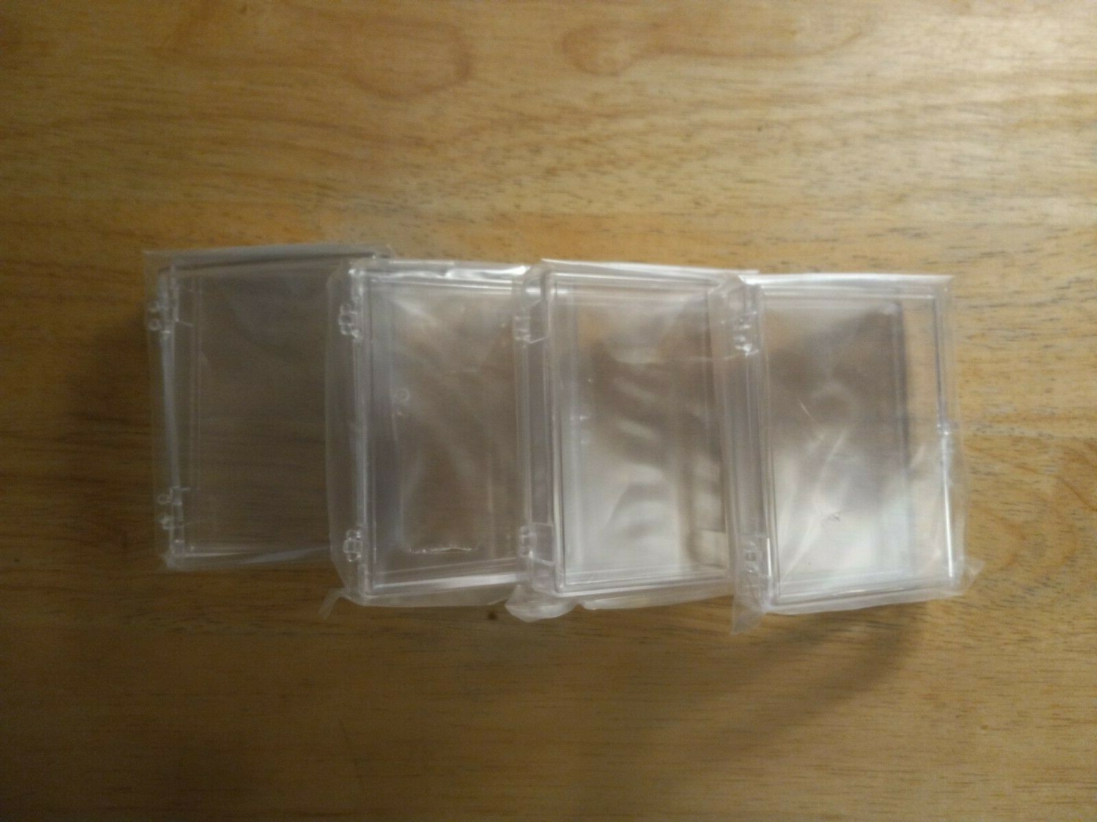 35 ct. Hinged Plastic Card Box – Lot of 4 – New and bagged – Pokémon – Trading