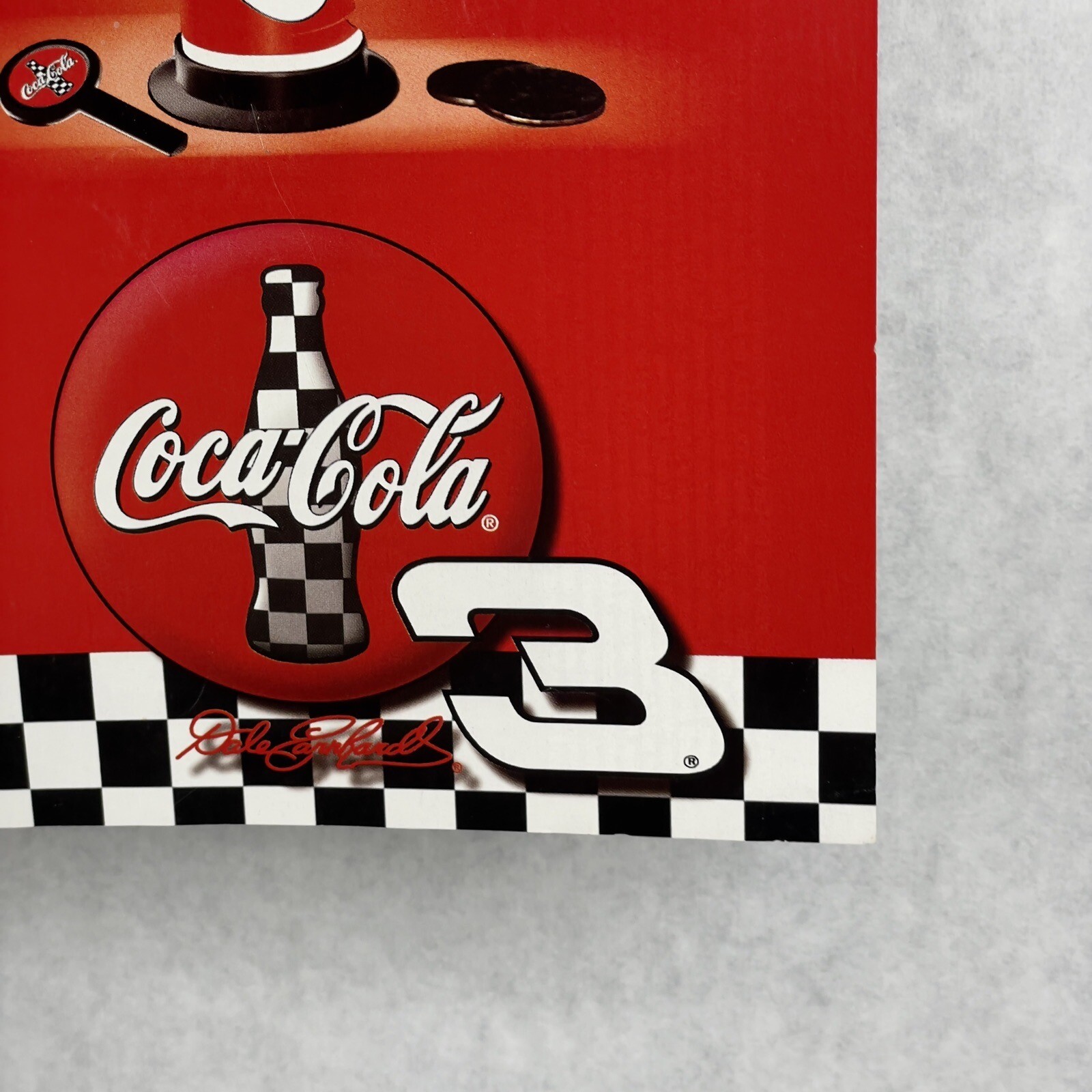 Dale Earnhardt Sr. (#3) & Jr. (#1) 1998 Coca Cola Nascar Racing Poster ￼ 16×22