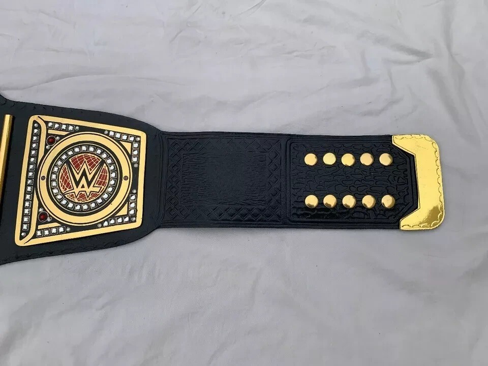 World Heavy Weight Championship Replica Title Belt Adult Size 2mm Brass Black