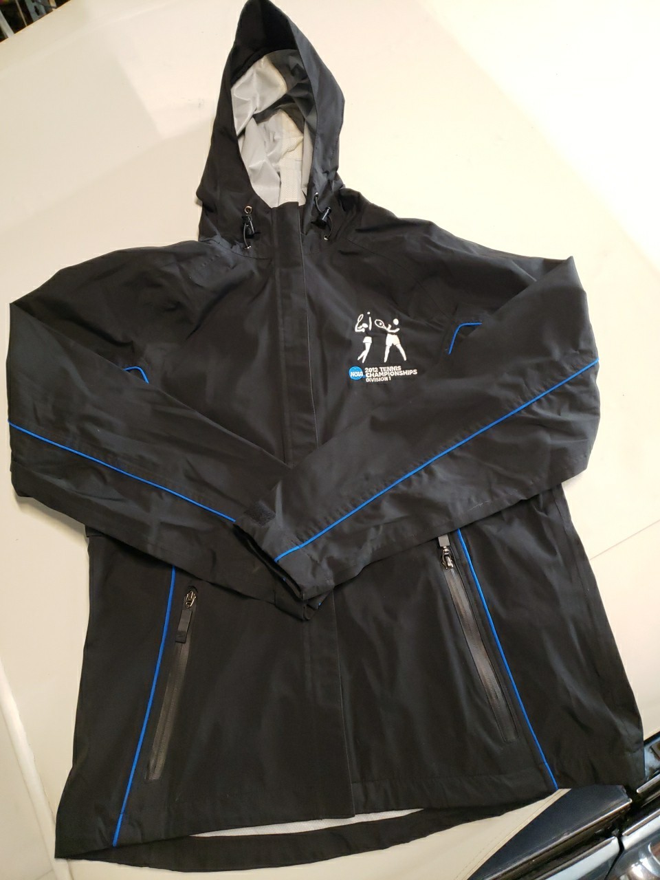 NCAA Division 1 2012 Tennis Championship Womens Medium Black Warm Up Jacket