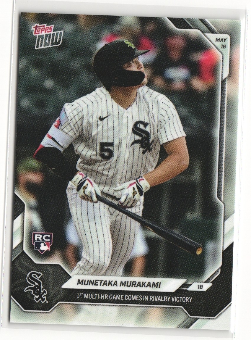 2026 MLB Topps NOW #210 Munetaka Murakami Rookie RC 1st Multi-HR White Sox