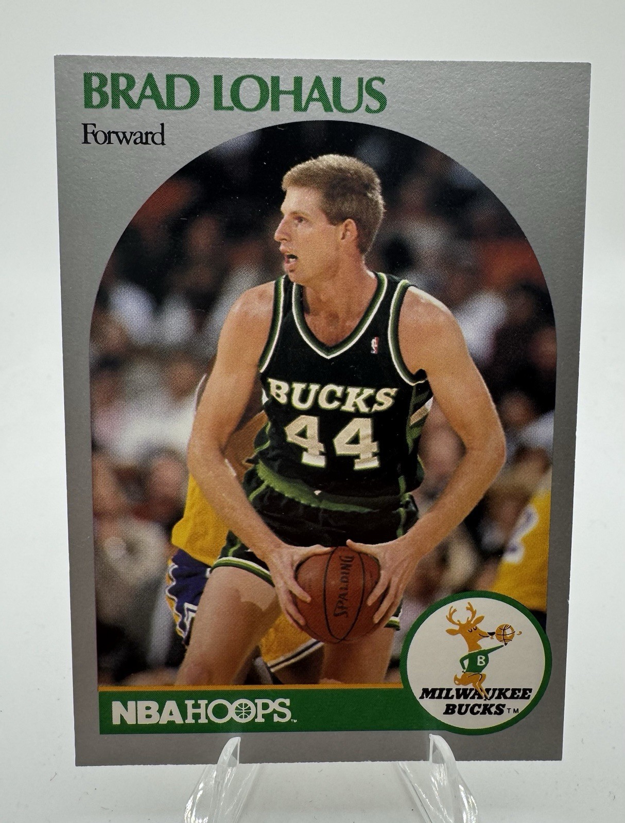 1990-91 Hoops #178 Brad Lohaus Milwaukee Bucks
