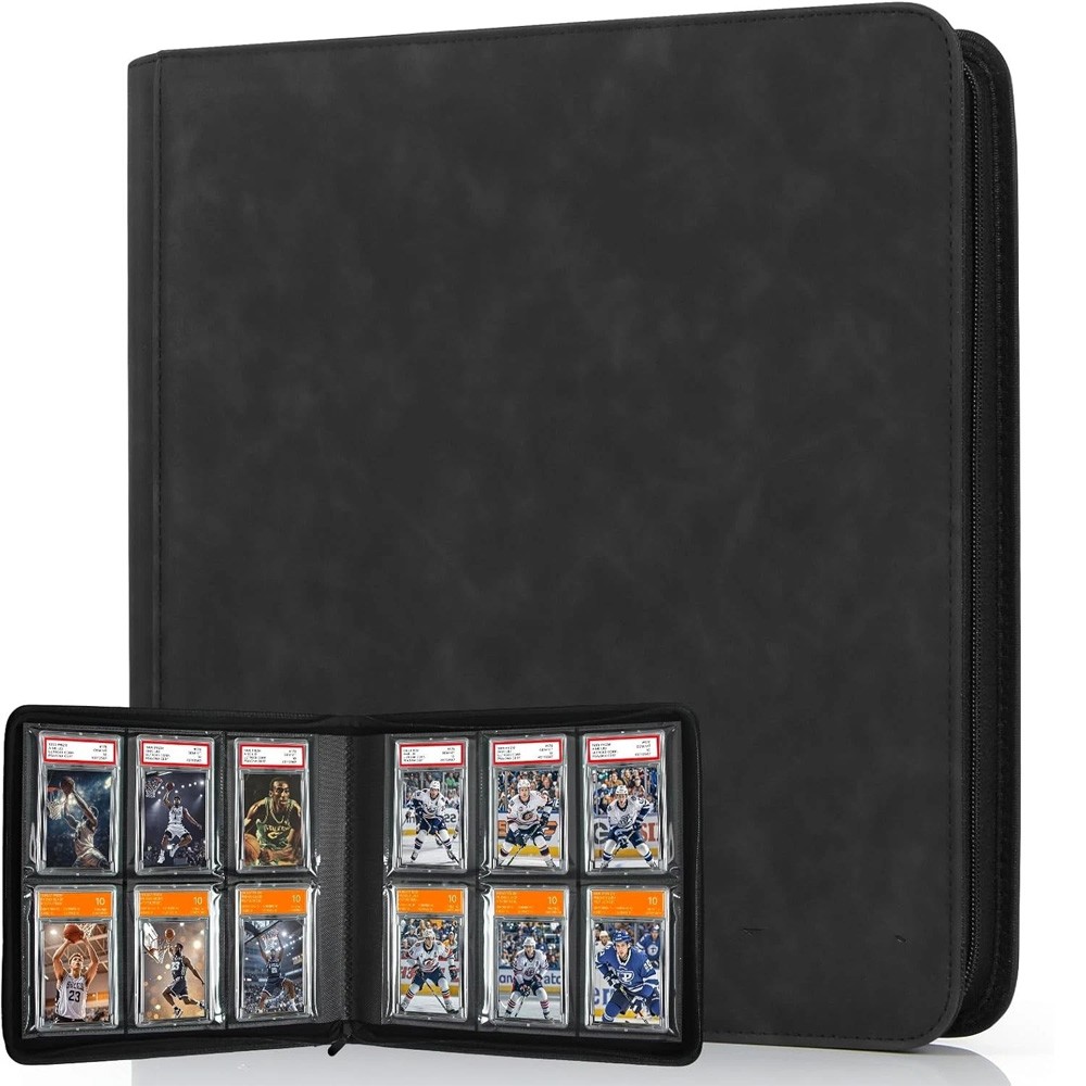 PSA Slab Binder Holds 60 PSA Slabs 6-Pocket Graded Card Binder Storage Protector