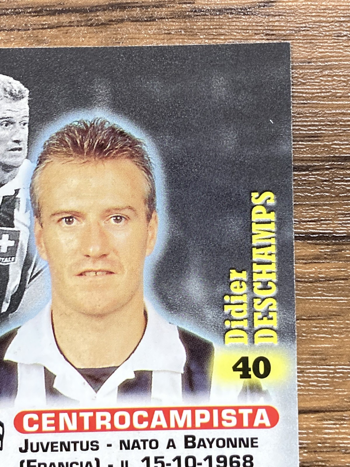 Free Shipping! Panini Card Calcio 99 1999 Serie A #40 Didier Deschamps Juventus