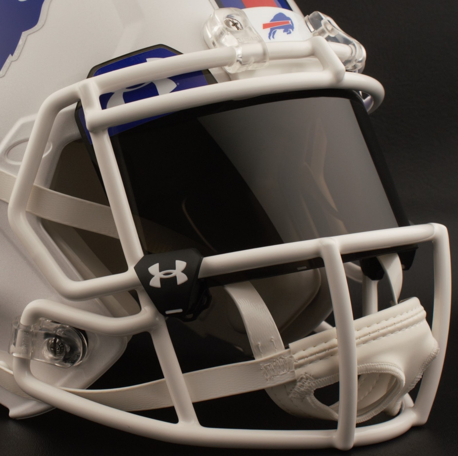 BUFFALO BILLS NFL Football Helmet with BLACK-TINT Visor / Eye Shield