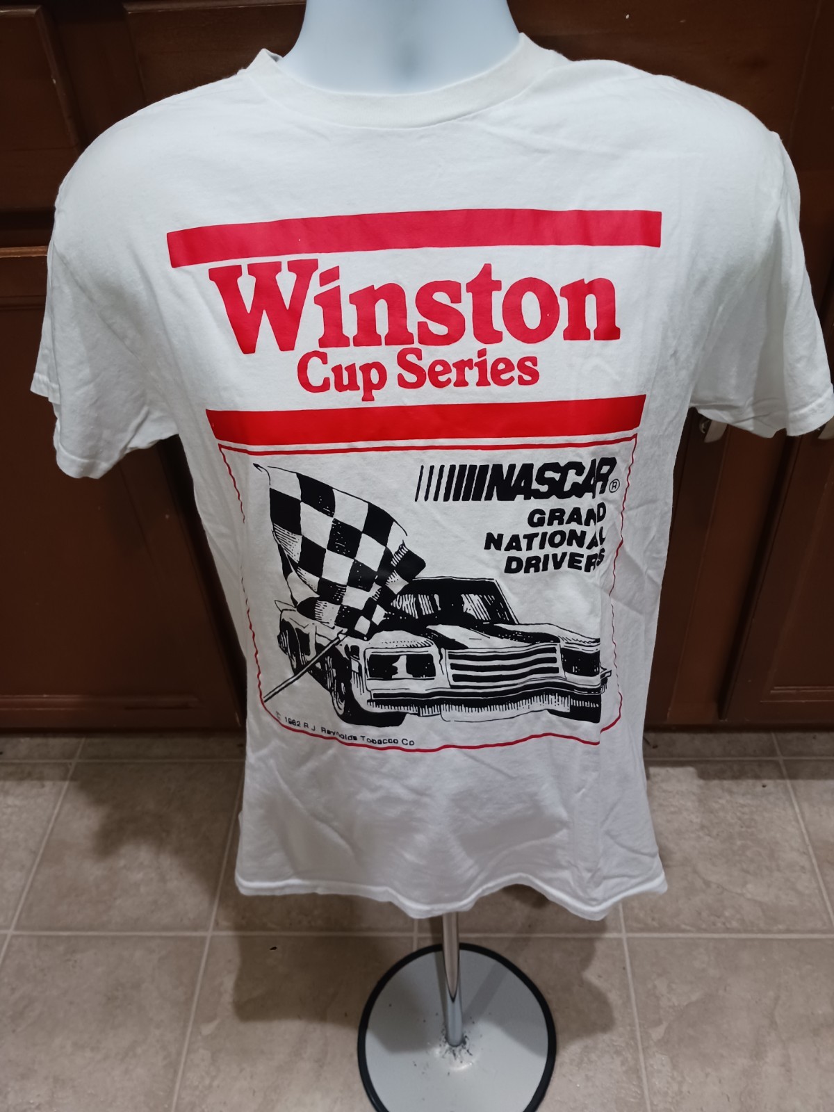 NASCAR Winston Cup Series Gtamd National Drivers Small/Medium White Shirt Racing