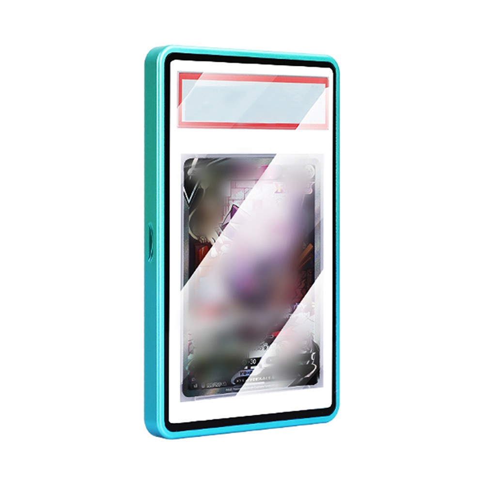 Magnetic Aluminum Metal Case UV-Resistant Tempered Glass For PSA Graded Cards