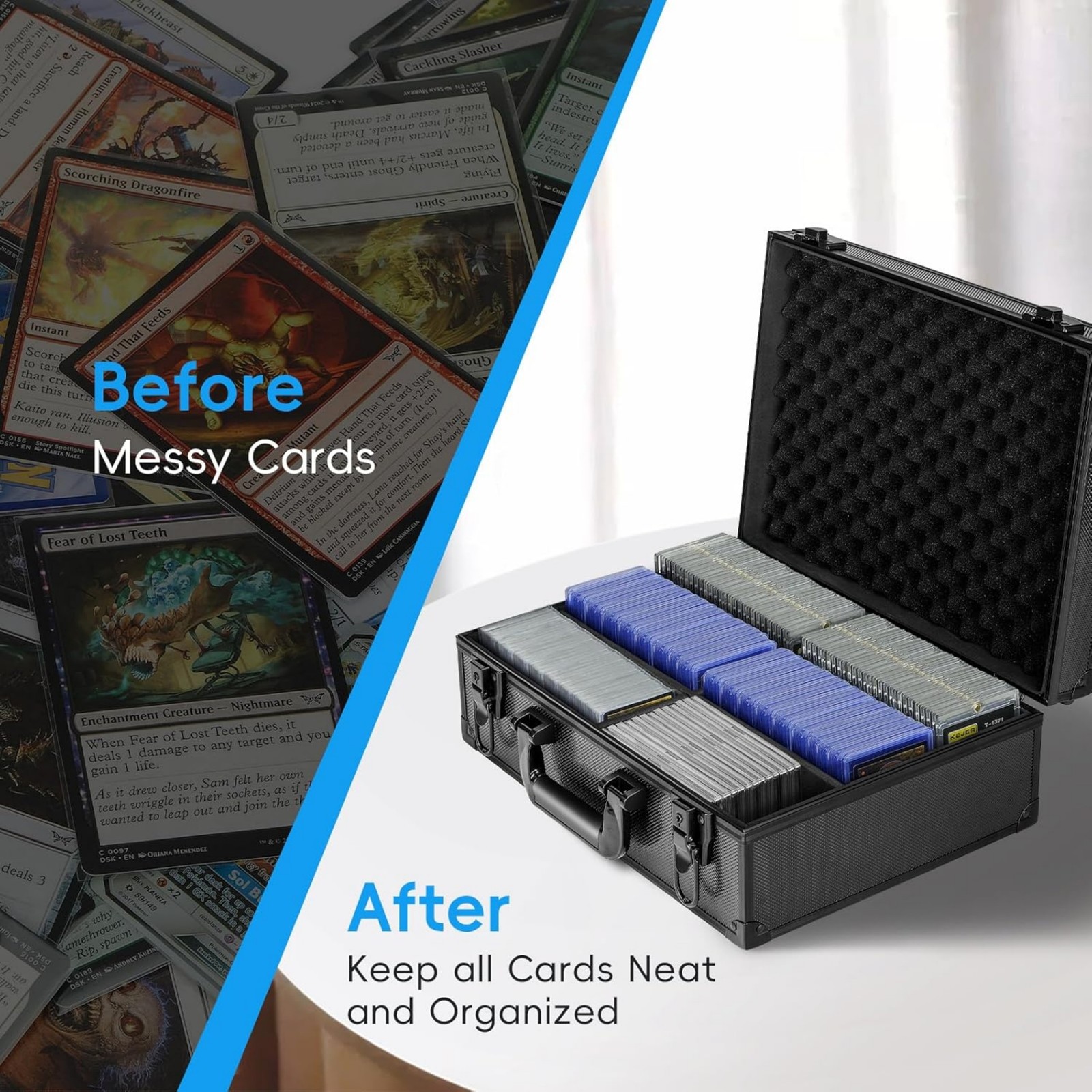 Toploader Trading Cards Sports Graded Card Case Storage Box for 35PT 600+ 3″x4″