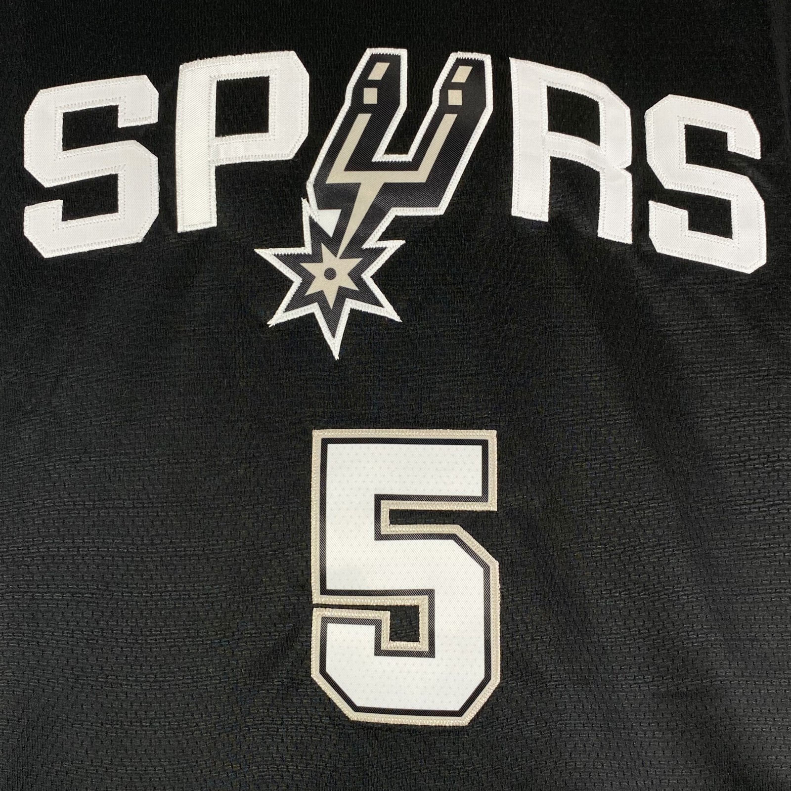 Stephon Castle #5 San Antonio Spurs Stitched Basketball Jersey Black S-2XL