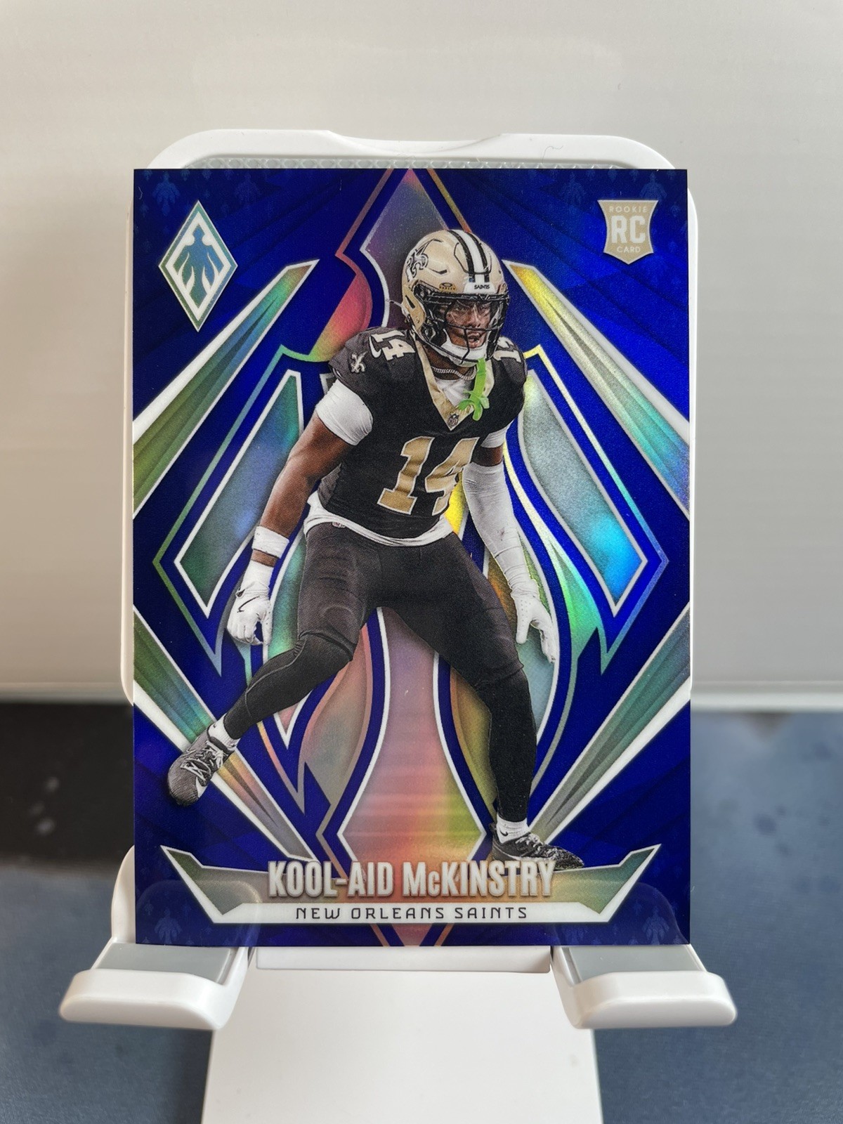 2024 Panini Phoenix Football Rookies Blue Prizm /50 Kool-Aid McKinstry (RC)