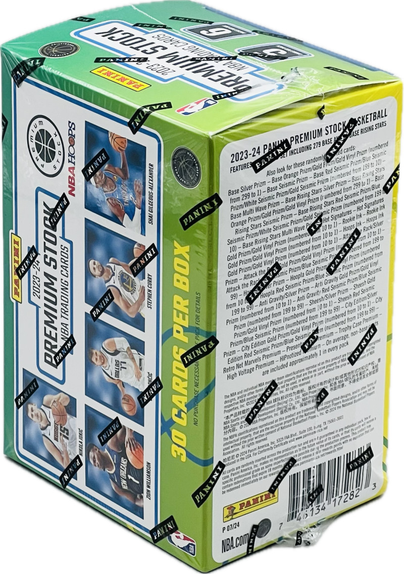 2023-24 Panini Premium Stock Basketball 6-Pack Blaster Box