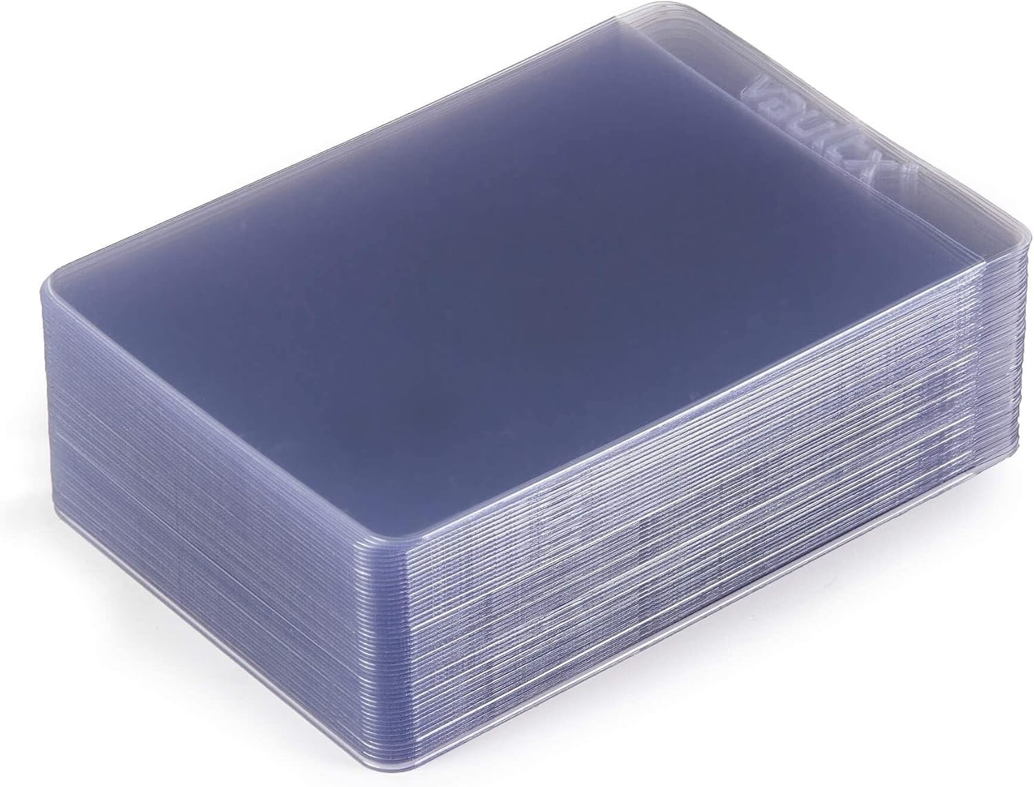 Crystal Clear Semi-Rigid Trading Card Protectors – 200 Pack for Safe Storage