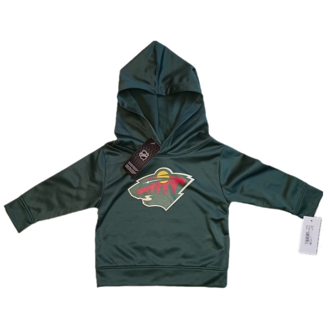 Minnesota Wild INFANT Hoodie Size 12 Months Hooded Green NHL Official Product